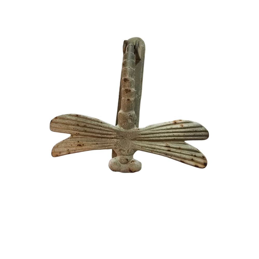 Dragonfly doorknocker.  Solid and heavy.